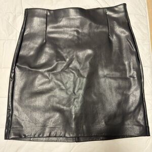 Dynamite Leather Skirt